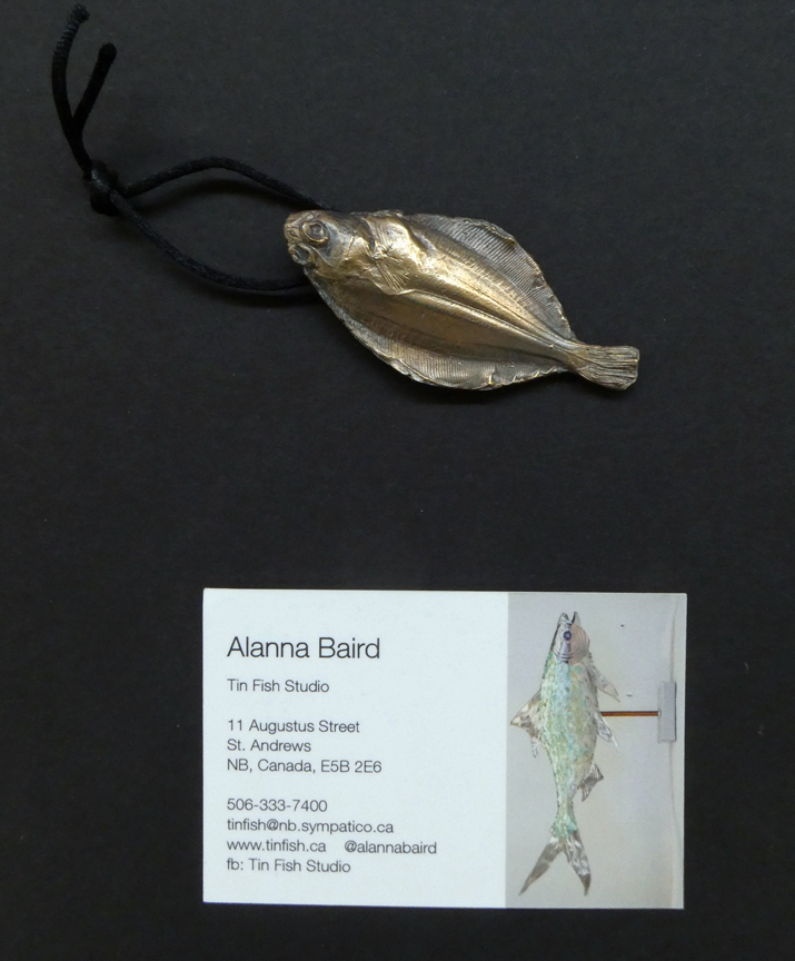 Alanna Baird - 'Bronze Fish Pendant'